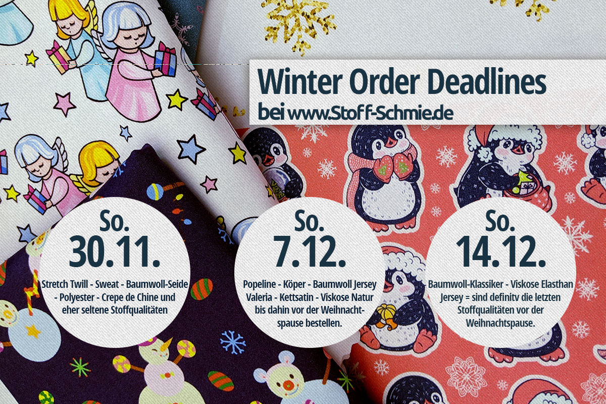 Lieferungen zu Weihnachten und Weihnachtsferien Lieferungen zu Weihnachten und Weihnachtsferien